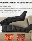 Air Pressure Leg Massager Foot Massage Boots Kneading Squeeze