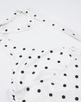 Elegant One-Shoulder Polka Dot Bodycon Mini Dress for Women ✨