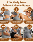 11-IN-1 Electric Massage Gun 99 Level Powerful Fascia Gun
