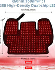 Red Infrared Light Neck Shoulder，Large Wearable Wrap Pad