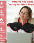 Red Infrared Light Neck Shoulder，Large Wearable Wrap Pad