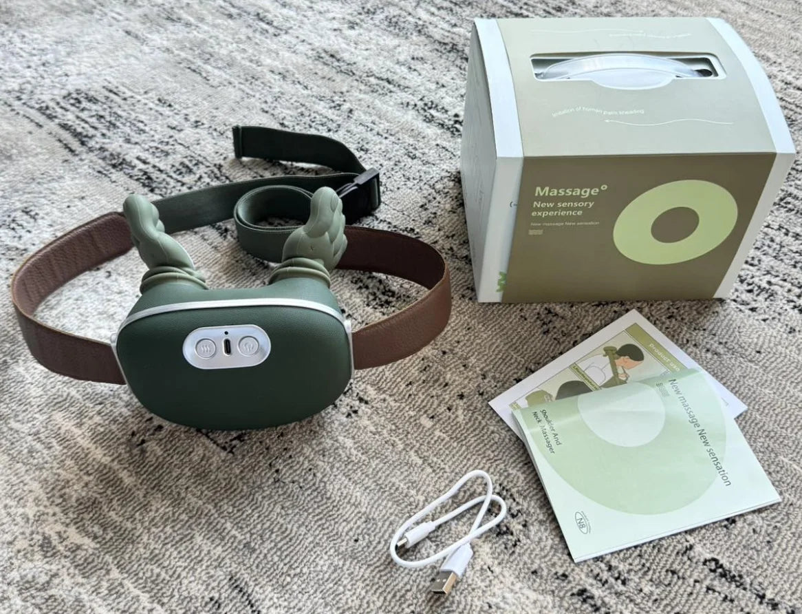 Wireless Neck And Back Massager with Heat 4D