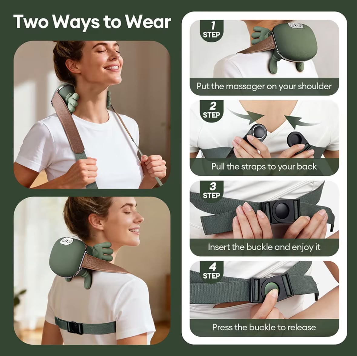 Ultimate Relaxation: Wireless Neck &amp; Back